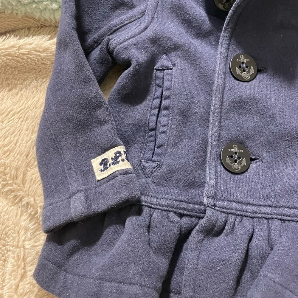 Baby Girl Ralph Lauren Navy Blue Peacoat